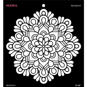 Mudra Stencils - Mandala 5