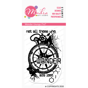 Mudra Craft Stamps - Wander Grungy