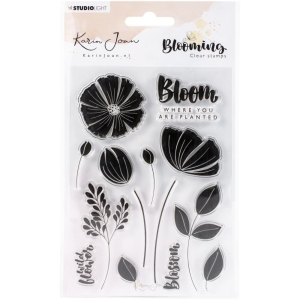 Studio Light Karin Joan Blooming Collection Clear Stamps - No 1