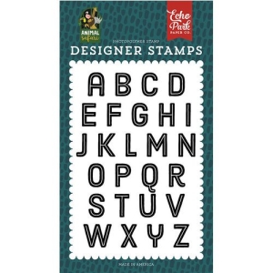 Echo Park Clear Stamp - Zoo Day Alphabet Stamp