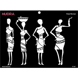 Mudra Stencils - Tribal Women