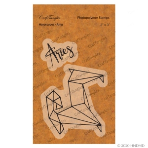 CrafTangles Photopolymer Stamps - Horoscopes - Aries