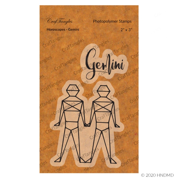 CrafTangles Photopolymer Stamps - Horoscopes - Gemini