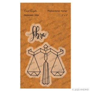 CrafTangles Photopolymer Stamps - Horoscopes - Libra