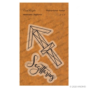 CrafTangles Photopolymer Stamps - Horoscopes - Sagittarius