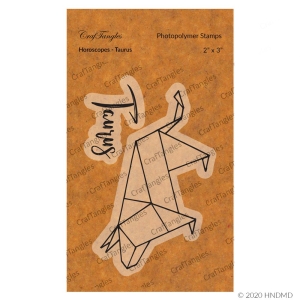 CrafTangles Photopolymer Stamps - Horoscopes - Taurus