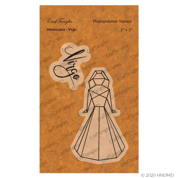 CrafTangles Photopolymer Stamps - Horoscopes - Virgo