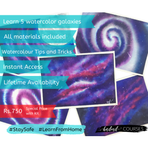 CrafTangles DIY Watercolour Galaxies Kit