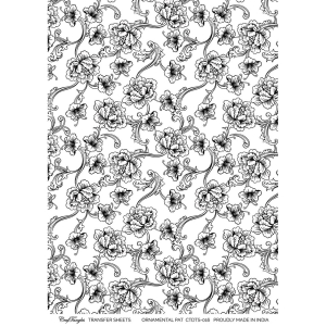 CrafTangles A4 Transfer It Sheets - Ornamental Pattern