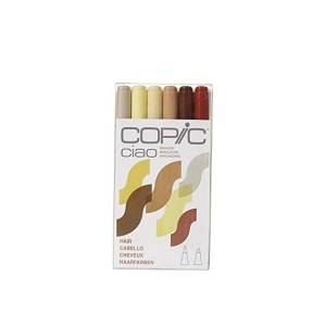 Copic Ciao Markers 6 Piece Set (Hair)