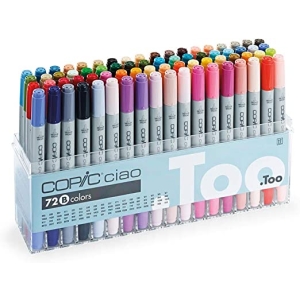 Copic Marker 72B Ciao Markers Set B, 72 Piece