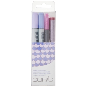 Copic Marker Doodle Pack, Purple