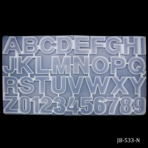 Alphabets and Numbers Silicone Moulds