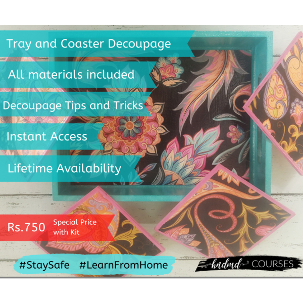 CrafTangles DIY Basic Decoupage Kit