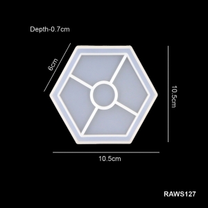 Hexagon Shaped Coaster Mould