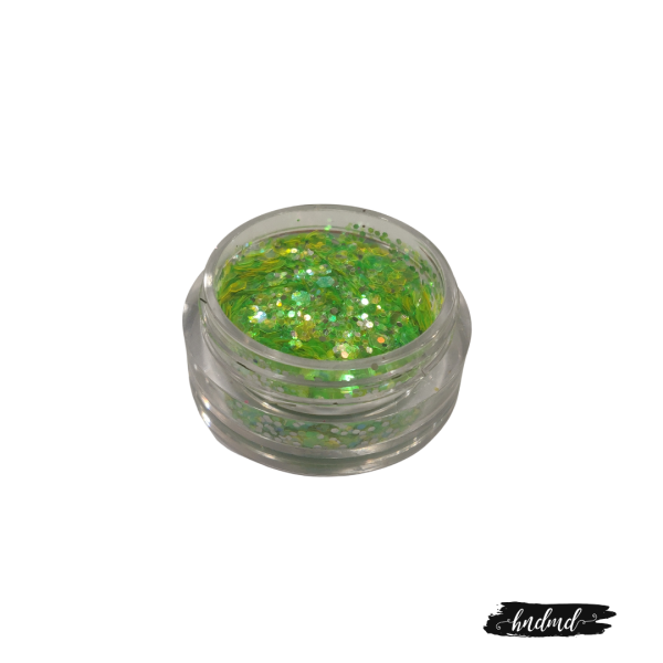 Craft Sequin Mixes - Neon Green