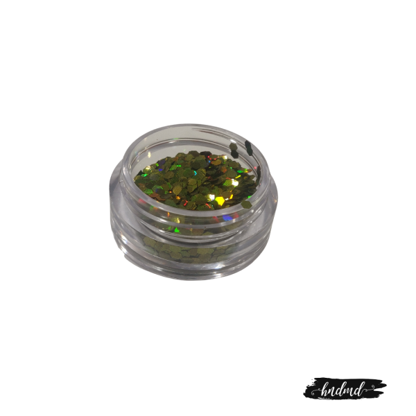 Craft Holographic Sequins - Olive Green