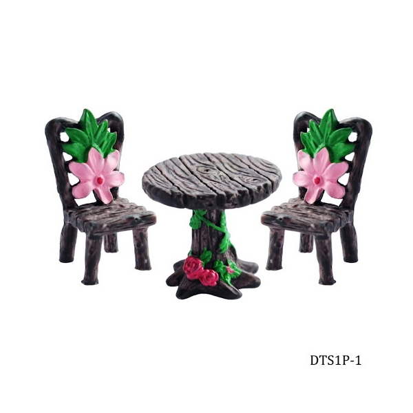 Miniatures - Garden Table and Chair Set (DTS1P-1)