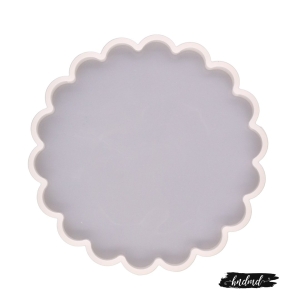 Scalloped Circle Silicone Mould (RAWS-200)