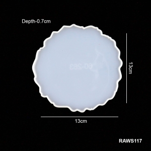 Wavy Circle Silicone Mould (RAWS-117)