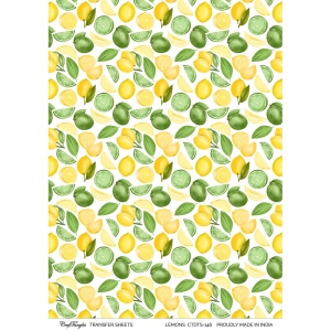 CrafTangles A4 Transfer It Sheets - Lemons