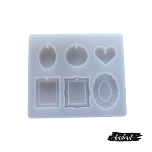 Different Pendants Silicone Jewellery Mould (RAWS-177)