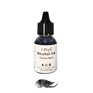 CrafTangles Alcohol Inks (15 ml) - Carbon Black