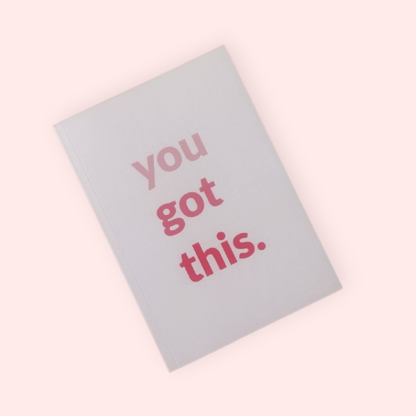 CrafTangles A5 120 gsm Notebook / Diary / Journal - You got This