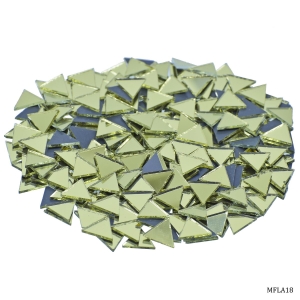 Mirror For Lippan Art - Gold Triangles (MFLA18)