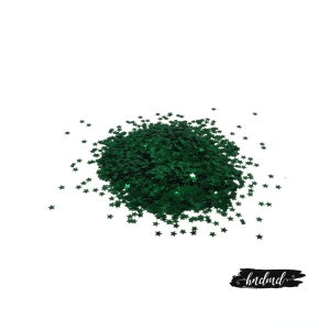 Craft Star Sequins - Green