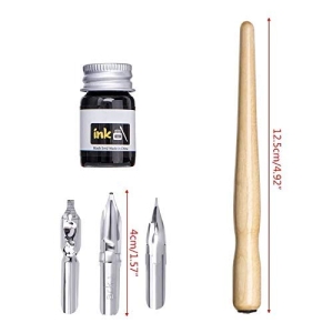 Worison Dip Pen Set with Ink For Calligraphy, Drawing, Sketching, Lettering, Professional Art