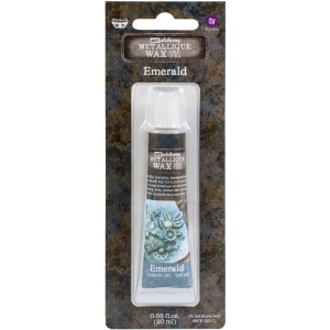 Finnabair Art Alchemy Metallique Wax .68 Fluid Ounce - Emerald