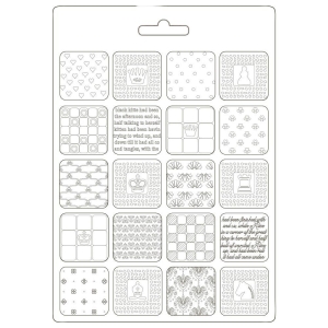 Stamperia Soft Maxi Mould A5 - Alice Patchwork