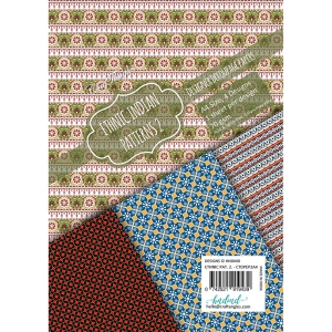 CrafTangles Decoupage Paper Pack - Ethnic Indian Patterns 2 (A4) - 4 sheets