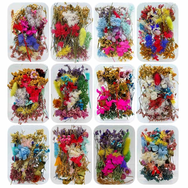 A box of Dried Flowers