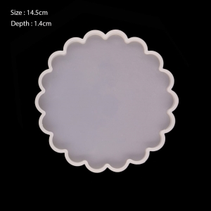 Scalloped Circle Silicone Mould (RAWS-332)