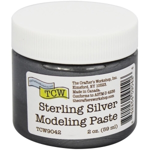 Crafter's Workshop Modeling Paste 2oz - Sterling Silver