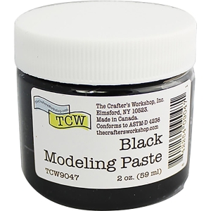 Crafter's Workshop Modeling Paste 2oz - Black Modelling Paste