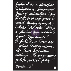 Prima Marketing Finnabair Stencil 6"X9" - Ghostwriter