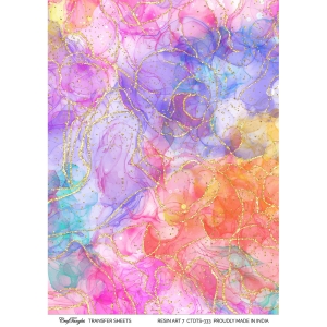 CrafTangles A4 Transfer It Sheets - Resin Art 7