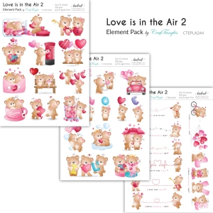 CrafTangles Elements Pack - Love is in the Air 2 (3 sheets of A4)