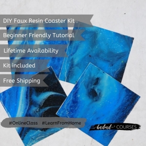 CrafTangles DIY Faux Resin Coaster Kit