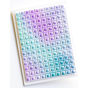 Memory Box 3D Embossing Folder 4.5"X5.75" - Geometric Crystals