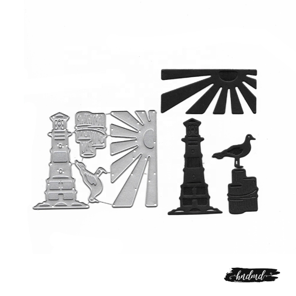 Steel Dies - Lighthouse Travel Dies (Set of 4 dies)