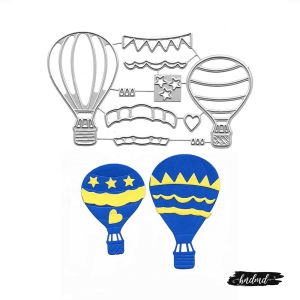 Steel Dies - Hot Air Balloon (Set of 10 dies)