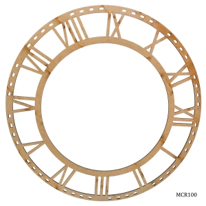 MDF Clock Frame - Roman Numbers (MCR100)