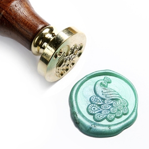 Wax Seal Stamp - Peacock (F124)