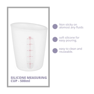 Silicone Measuring Cup (500 ml)