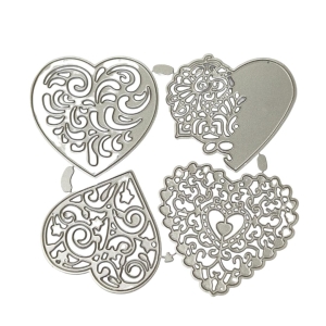 Steel Dies - Decorative Hearts (Set of 4 dies)