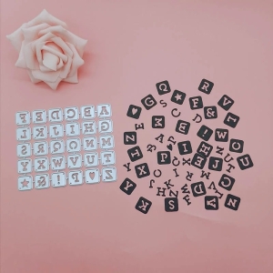 Steel Dies - Alphabet Tiles (Set of 30 dies)